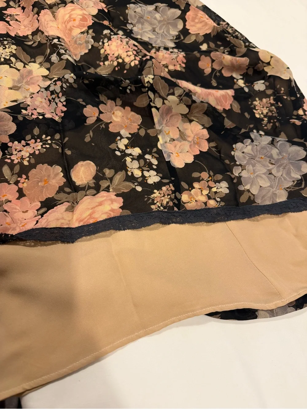 Vintage 1997 Dolce & Gabbana Black Floral Lace Bust Dress